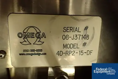 USED OMEGA Omega Bottle Unscrambler/Desiccant Feeder, Model 4D-RP2-DF-15