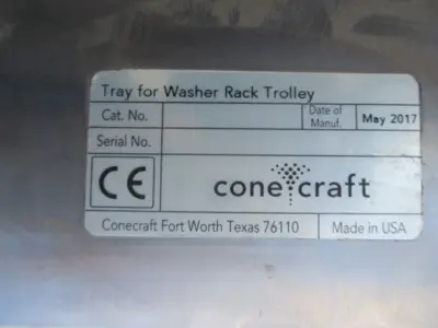 cone craft washer rack trolley & tr, 2017