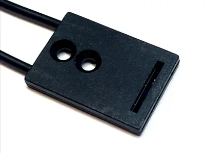 USED KEYENCE DEFINITE-REFLECTIVE FIBER UNIT 2M FLAT BEAM SENSOR HEAD