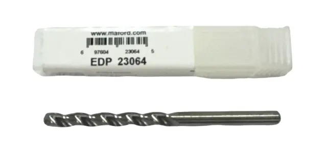 M.A. Ford #24 Solid Carbide Drill 5xD 2 Flute USA Made