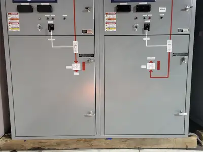 25kV 1200A 3ph Switchgear Unit w/ (2) Power Vac Breaker VB1 27.0-16-0