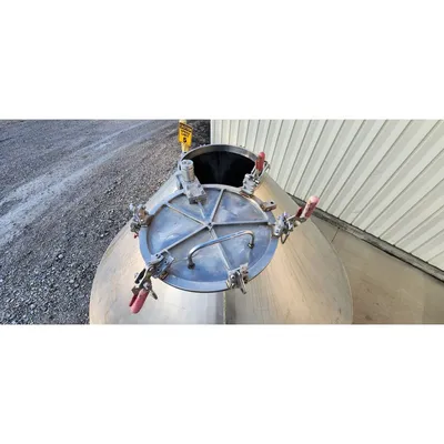 Used Stainless Steel Double Cone Blender - 150 cubic foot