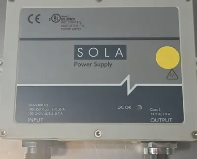 SOLA SCP 100S24X-CP Power Supply Class 2, 24Vdc 3.8A Output (BIN2.3.3)