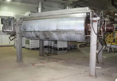 Dryer, Drum, Double, 42" x 120", Chrome, Buffalo Technologies, 160 PSI #D745511