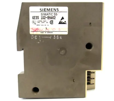 USED SIEMENS 6ES5102-8MA02 CENTRAL PROCESSING UNIT S5-100U 6ES51028MA02