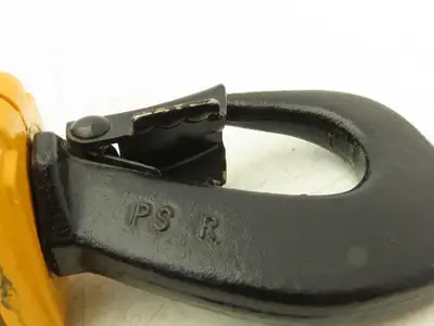 Demag 1/2 Ton 1000Lb Hoist Lower Hook Load Block Single Chain V-3 Swivel Hook