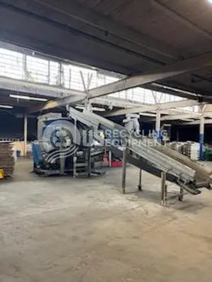USED ZERMA COMPLETE PLASTICS SHREDDING SYSTEM