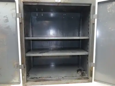 Strong Hold Extreme Duty 12 GA Counter-Height Cabinet 2 Shelf 36x20x42"