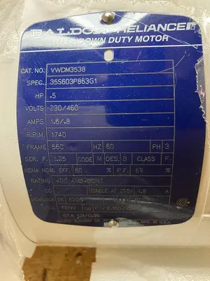 USED BALDOR VWDM3538