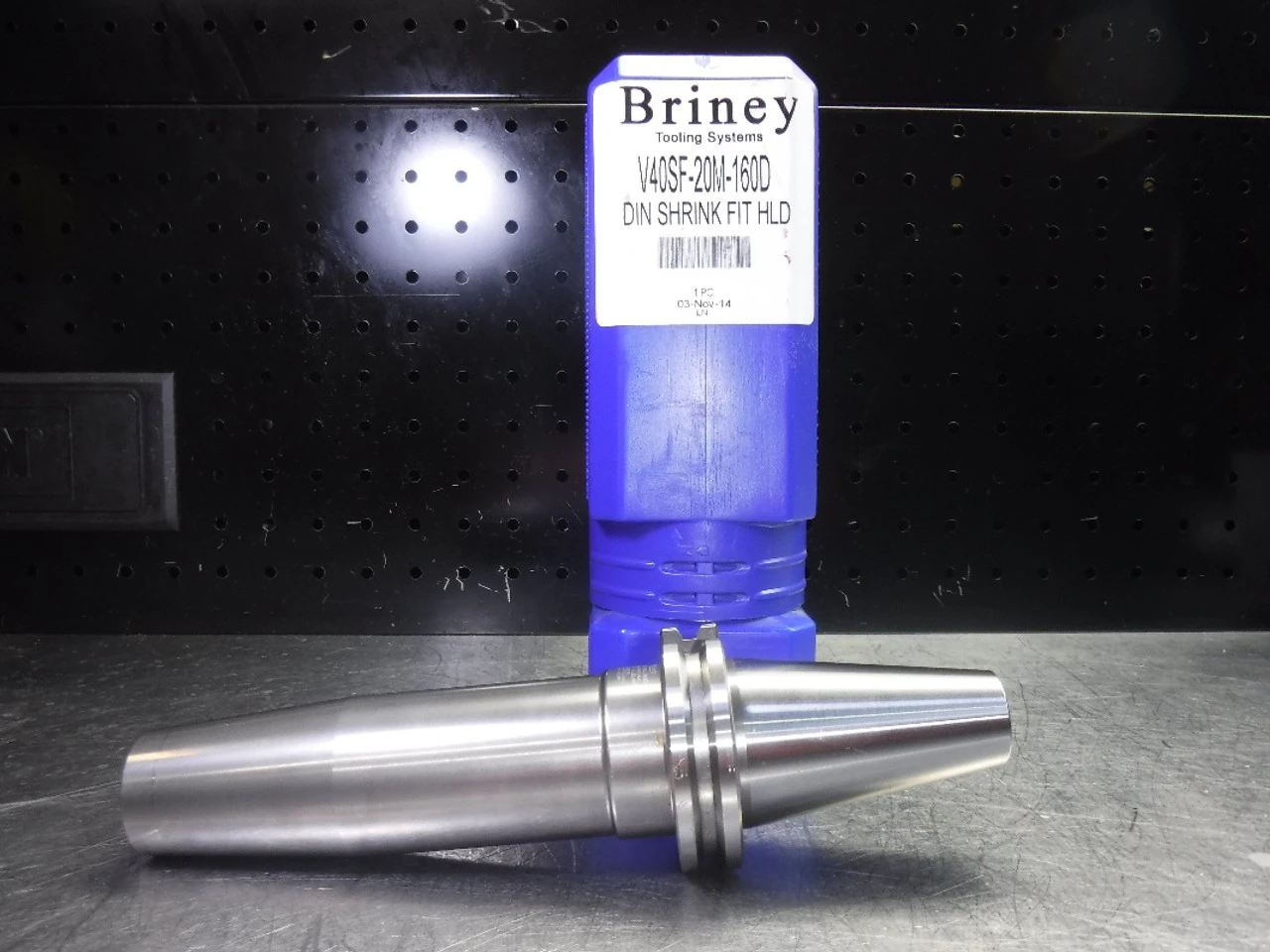 Briney CAT40 20mm Shrink Fit Holder 160mm Projection V40SF-20M-160D (LOC853B)