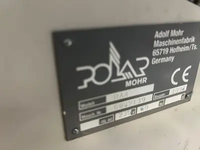 USED 2000 POLAR 137ED-AT AUTOTRIM GUILLOTINE PAPER CUTTING LINE