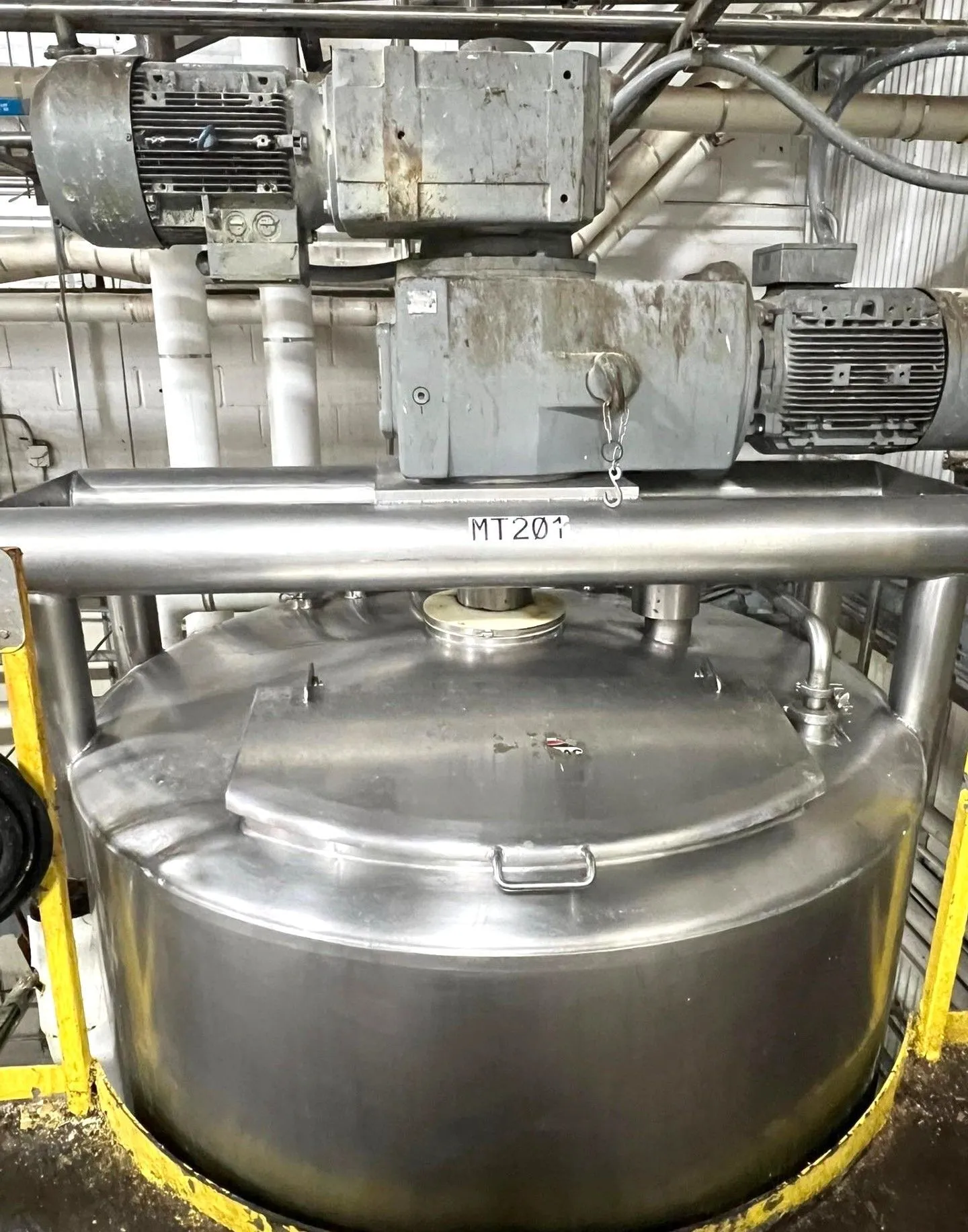 USED FELDMEIER 1500 Gallon Feldmeier Tank / Kettle Double Motion Scrape Mixer