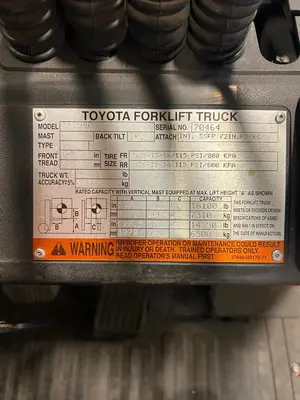 Used _UNKNOWN_ _UNKNOWN_ Liquid Propane Forklifts Virginia US | Myron Bowling Auctioneers Inc #1561888