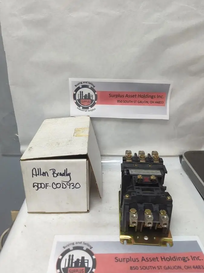 Used ALLEN-BRADLEY 500F-C0930 PLC Contactors Ohio US | Surplus Asset Holdings #1237605