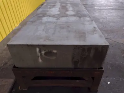 10' x 4' X 16" PRECISION GRANITE SURFACE PLATE W/ TABLE STAND: STOCK #19003