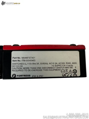 Used FORTRESS MA4M7ST401 Relays & Switches Kentucky US | Industrial Parts R Us Inc. #998153
