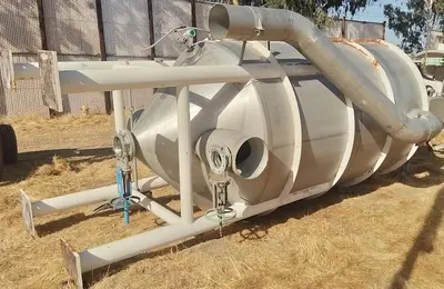 Tank, 3,000 Gallon, Stainless, 6'x16',  DT/CB, Hicks #S745054