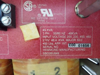 Used HAMMOND MANUFACTURING _UNKNOWN_ Transformers Texas US | OCO Industrial #1700602