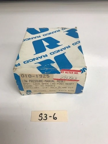 NEW Ranco 010-1925