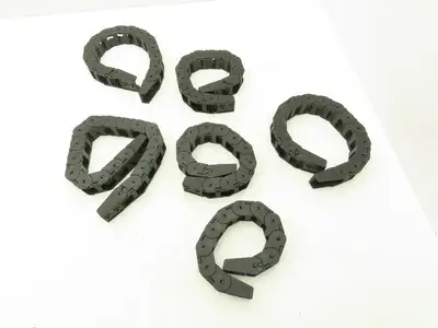 Tsubaki Energy Chain Cable Carrier 19mm H 24mm W 17-26" Mixed Length Lot of 6