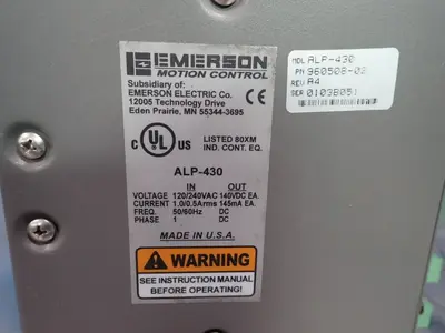 USED EMERSON ALP430