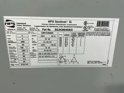 USED HPS SG3C0045KD