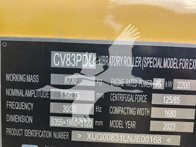 USED 2022 XCMG CV83PDU