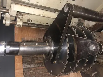 USED WEINIG RAIMANN PROFIRIP KR-310-2M GANG RIPSAW WITH (2) MOVING BLADES