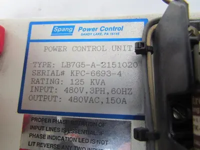 Used SPANG _UNKNOWN_ Miscellaneous MRO | Arrow Industrial #654534