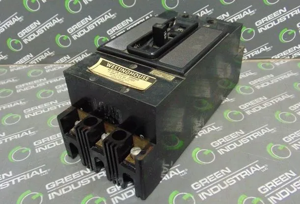 Westinghouse 1222032 AB DE-ION Circuit Breaker 15 Amps 600VAC Used