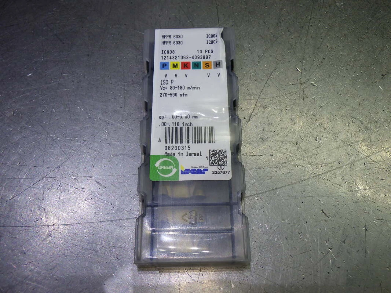 Iscar Carbide Grooving/Parting Inserts QTY10 HFPR 6030 IC808 (LOC1320A)