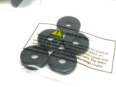 NEW ACCURATE MFG. EXTRA THICK FINISHED FLAT WASHER LOT OF 8PKGS, 40 WASHERS