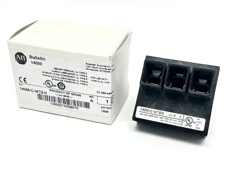 New | in-Stock Allen-Bradley 140M-C-WTEN Terminal Blocks Michigan US | Maverick Industrial Sales #1468090