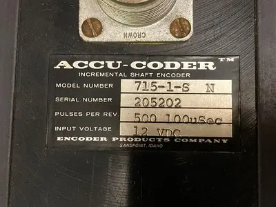 USED ACCU CODER 715-1-S N