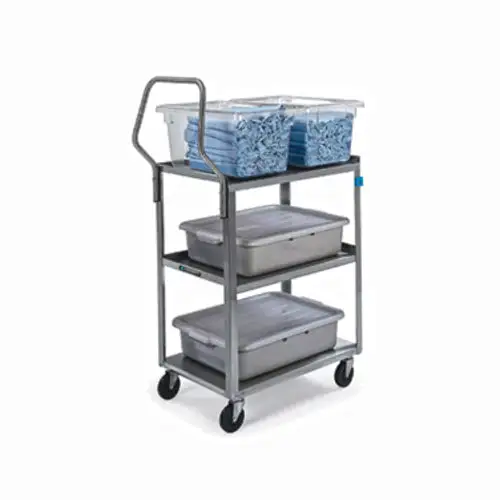 Lakeside 4411 27 5/8" Queen Mary Cart w/ 3 Levels, 500 lb Capacity