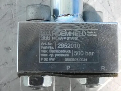 Used ROEMHELD 2952010 Parts (Hydraulics and Pneumatics) Ohio US | HGR 24 #1085061