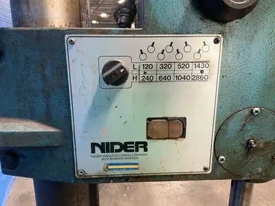 Used NIDER NI40 Heavy Duty & Sensitive Single Spindle Drills Ohio US | HGR 24 #1311895
