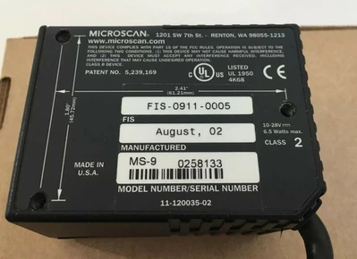 NEW Microscan FIS-0911-0005