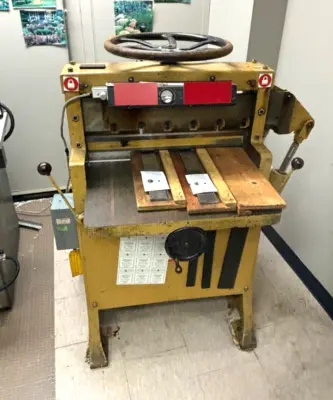 Used Challenge HA, 265 Size Commercial Paper Shear Cutter Paper Cutters Michigan US | Maverick Industrial Sales #1395606