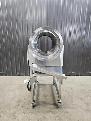 Used Coating Pan Drum Tumbler, 24" Diameter X 48" Long