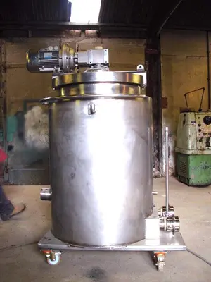 225 L S/S Electrically Heated Jacketed Cooker Tank