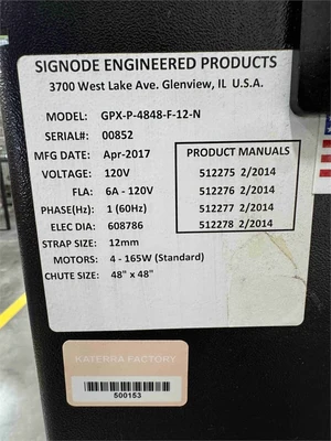 Used 2017 SIGNODE GPX-P-4848-F-12-N Strappers Florida US | MachineryMax #1423779