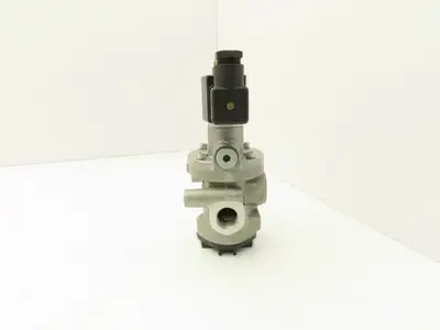 Herion 80-265-70 Pneumatic Air Indirect Solenoid Actuated Poppet Valve 24V Coil