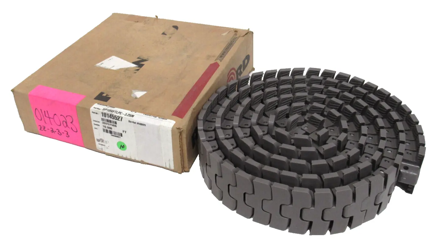 NEW REXNORD 10145527 TABLE TOP CONVEYOR CHAIN HP1050FTLPC-3.25IN 10FT