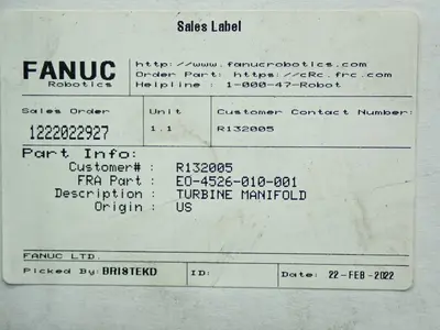 NEW FANUC E04526010001