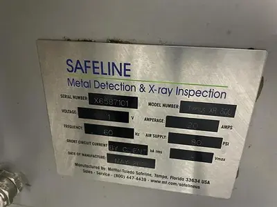 Safeline Certus XR 300 X-Ray Machine