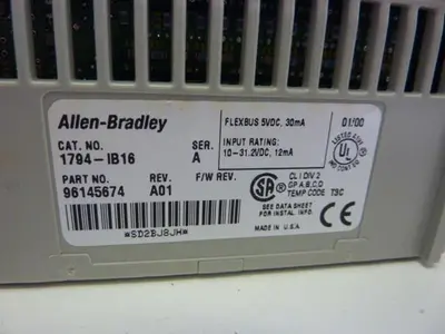 USED ALLEN BRADLEY 1794-IB16 SER A