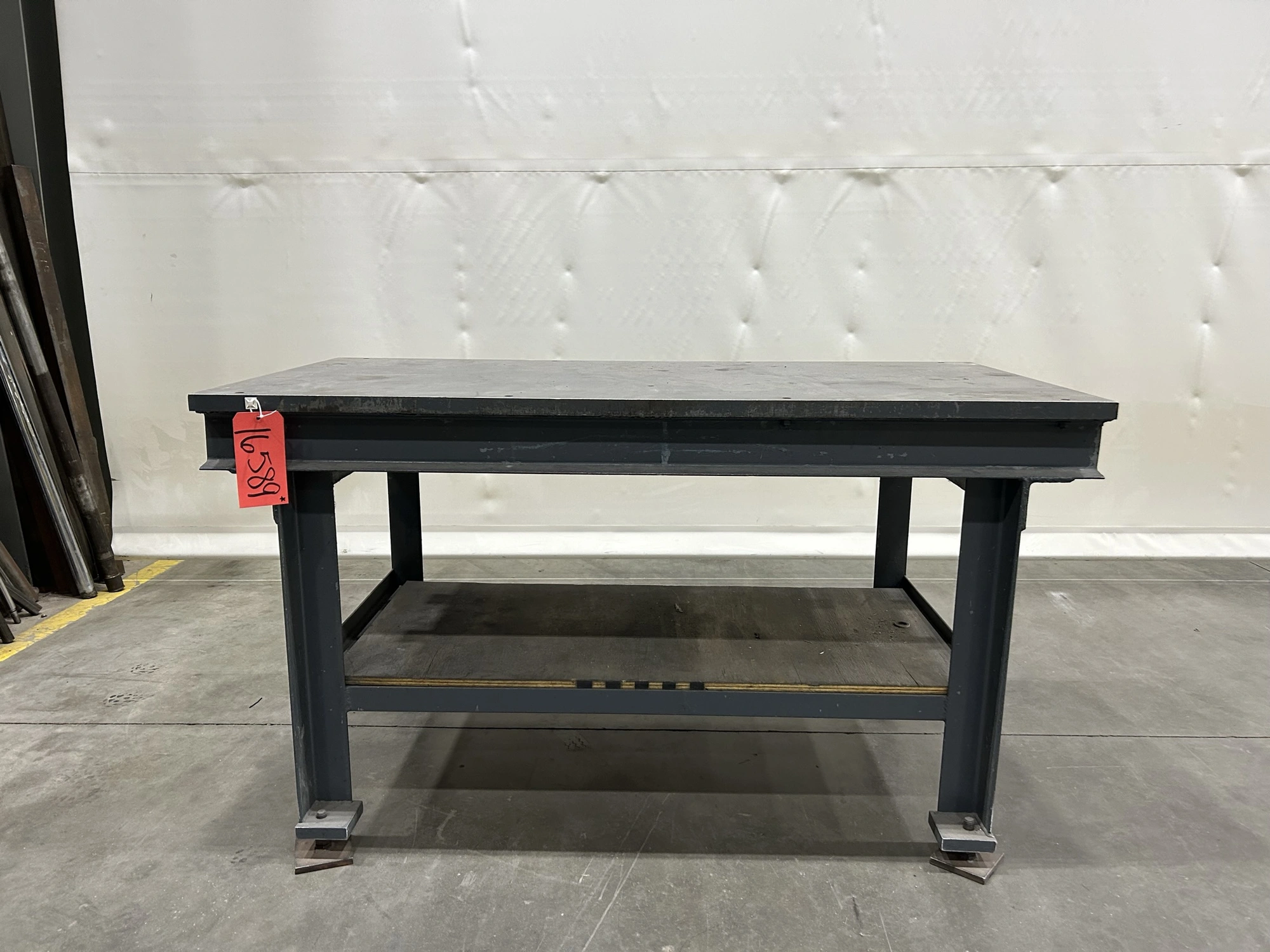 Welding Table, 60.5″ length x 30″ width x 34.25″ height