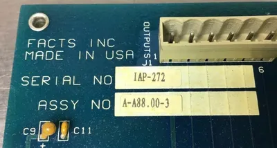 Used FACTS _UNKNOWN_ Printed Circuit Boards (PCB) South Carolina US | Palmetto Automation #1166179