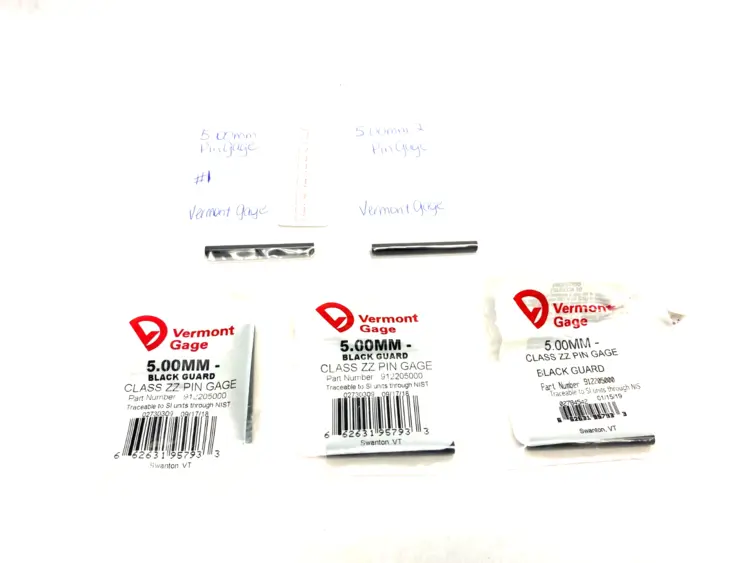 New | in-Stock VERMONT GAGE CLASS ZZ BLACK GUARD PIN GAGE Pins | Maverick Industrial Sales #1112294